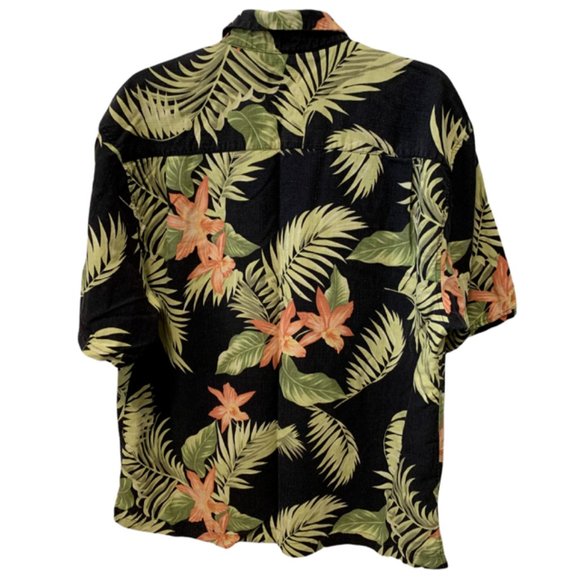 Jamaica Jaxx 100% Silk Island Style Shirt Large - Picture 2 of 7